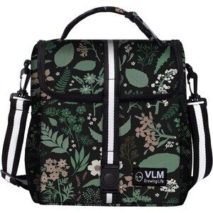 Lunch Box for Women, Insulated Lunch Bag Women with Adjustable Shoulder Strap, C